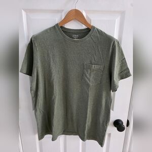 J. Crew Men's Green T-Shirt